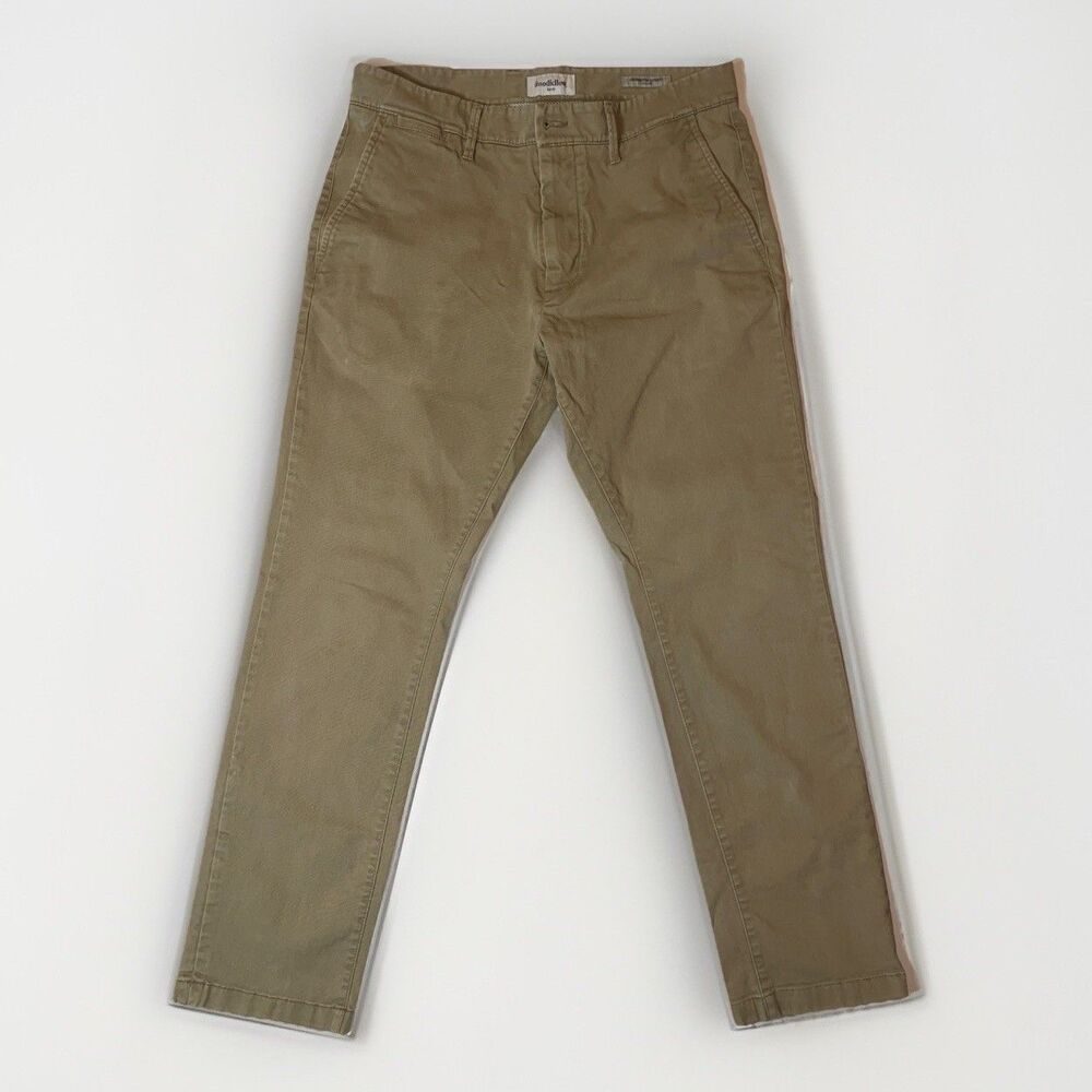 Goodfellow Slim Pants Men's 32/30 L Beige Casual Hennepin Chino